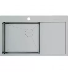 Кухонная мойка Omoikiri Akisame 86-IN-L Side нержавеющая сталь 4997031