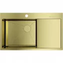 Кухонная мойка Omoikiri Akisame 86-LG-L Side светлое золото 4997045