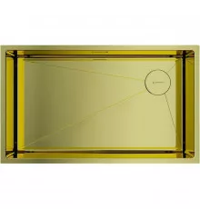 Кухонная мойка Omoikiri Taki 74-U/IF-LG Side светлое золото 4993171