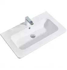 Раковина Vincea VCB-1A800W 80x48 см, накладная, белый