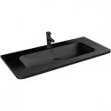 Раковина Vincea VCB-1RA100B 100x48 см, накладная, черный