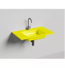 Раковина Salini S-Stone Onda 1402201MF 80x50 см, подвесная, покраска по RAL матовый полностью