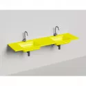 Раковина Salini S-Stone Onda 1402202MF 180x50 см, подвесная, покраска по RAL матовый полностью Раковина Salini S-Stone Onda 1402202MF 180x50 см, подвесная, покраска по RAL матовый полностью