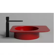 Раковина-чаша Salini S-Stone Ninfea 02 110521MF 54x44,7 см, накладная, покраска по RAL матовый полностью