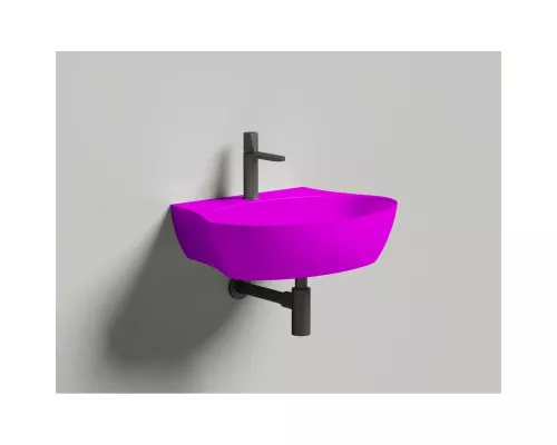 Раковина-чаша Salini S-Stone Alda Wall 01 140321MF 58x45 см, накладная, подвесная, покраска по RAL матовый полностью