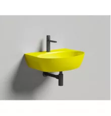 Раковина-чаша Salini S-Stone Alda Wall 02 140322MF 58x45 см, накладная, подвесная, покраска по RAL глянец полностью