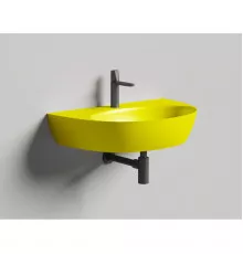 Раковина-чаша Salini S-Sense Alda Wall 03 140313GF 71x45 см, накладная, подвесная, покраска по RAL глянец полностью