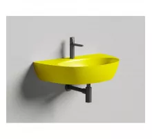 Раковина-чаша Salini S-Stone Alda Wall 03 140323MF 71x45 см, накладная, подвесная, покраска по RAL матовый полностью