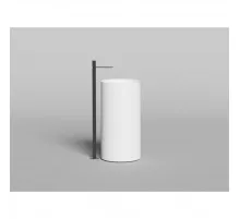 Раковина Salini S-Stone Armonia Round 01 130421M 46x46 см, напольная, белый матовый