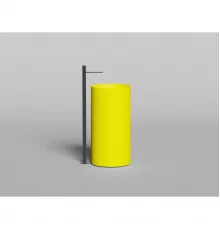 Раковина Salini S-Sense Armonia Round 01 130411GF 46x46 см, напольная, покраска по RAL глянец полностью