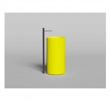 Раковина Salini S-Stone Armonia Round 01 130421MF 46x46 см, напольная, покраска по RAL матовый полностью