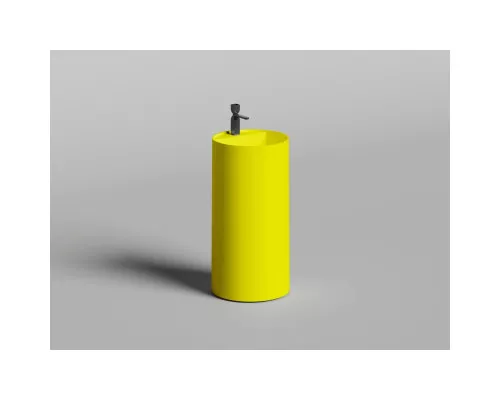 Раковина Salini S-Sense Armonia Round Top 01 130411TGF 46x46 см, напольная, покраска по RAL глянец полностью