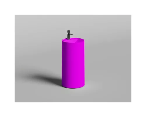 Раковина Salini S-Sense Armonia Round Top 01 130411TGF 46x46 см, напольная, покраска по RAL глянец полностью