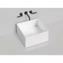 Раковина-чаша Salini S-Stone Armonia Square 02 130522M 45x45 см, накладная, белый матовый