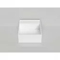Раковина-чаша Salini S-Sense Armonia Square Top 02 130512TG 45x45 см, накладная, белый глянец