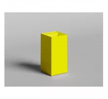 Раковина Salini S-Stone Armonia Square Top 01 130521TMF 46x46 см, напольная, покраска по RAL матовый полностью