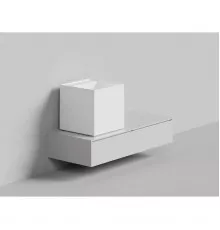 Раковина-чаша Salini S-Sense Armonia Square Top 03 130513TG 45x45 см, накладная, белый глянец