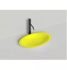 Раковина-чаша Salini S-Sense Callista 02 1101102GF 57,5x35 см, накладная, покраска по RAL глянец полностью