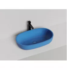 Раковина-чаша Salini S-Stone Gloria 05 1102205MF 64x38,5 см, накладная, покраска по RAL матовый полностью