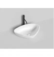 Раковина-чаша Salini S-Sense Gloria 06 1102106G 56x39,5 см, накладная, белый глянец