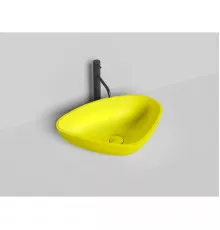 Раковина-чаша Salini S-Sense Gloria 06 1102106GF 56x39,5 см, накладная, покраска по RAL глянец полностью