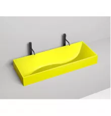 Раковина-чаша Salini S-Stone Sonata 1401201MF 119,5x45 см, накладная, покраска по RAL матовый полностью