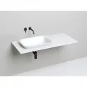 Раковина Salini S-Sense Marea 02 1802102G 59,8x39,8 см, встраиваемая сверху, белый глянец