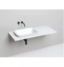 Раковина Salini S-Sense Marea 02 1802102G 59,8x39,8 см, встраиваемая сверху, белый глянец