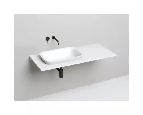 Раковина Salini S-Sense Marea 02 1802102G 59,8x39,8 см, встраиваемая сверху, белый глянец