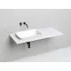 Раковина Salini S-Sense Marea 02 1802102G 59,8x39,8 см, встраиваемая сверху, белый глянец