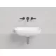 Раковина Salini S-Sense Marea 02 1802102G 59,8x39,8 см, встраиваемая сверху, белый глянец