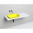 Раковина Salini S-Sense Marea 02 1802102GF 59,8x39,8 см, встраиваемая сверху, покраска по RAL глянец полностью