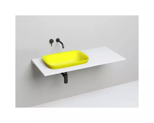 Раковина Salini S-Sense Marea 02 1802102GF 59,8x39,8 см, встраиваемая сверху, покраска по RAL глянец полностью