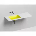 Раковина Salini S-Sense Marea 06 1802106GF 55x40 см, встраиваемая снизу, покраска по RAL глянец полностью