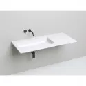 Раковина Salini S-Sense Marea 10 1802110G 74,7x40 см, встраиваемая снизу, белый глянец