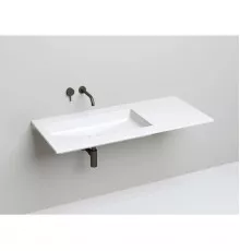 Раковина Salini S-Sense Marea 10 1802110G 74,7x40 см, встраиваемая снизу, белый глянец