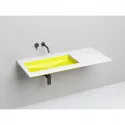 Раковина Salini S-Sense Marea 10 1802110GF 74,7x40 см, встраиваемая снизу, покраска по RAL глянец полностью