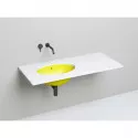 Раковина Salini S-Sense Marea 12 1101109GF 54,5x37,5 см, встраиваемая снизу, покраска по RAL глянец полностью