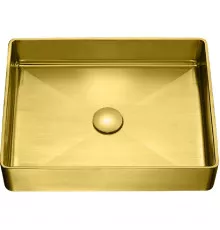 Раковина-чаша AltroBagno Accordo AltroBagnoAccordo001009OrSp 50x40 см, накладная, золотой матовый