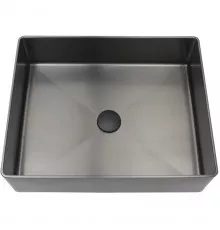 Раковина-чаша AltroBagno Accordo AltroBagnoAccordo001010MtGr 50x40 см, накладная, оружейная сталь