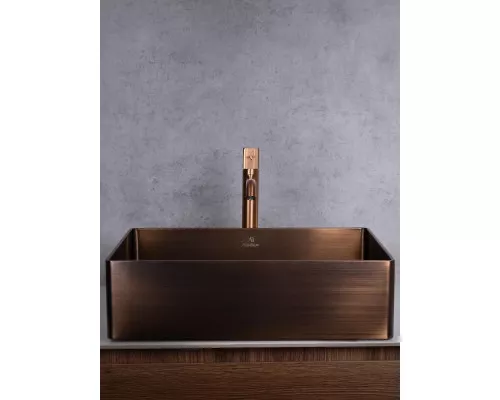 Раковина-чаша AltroBagno Accordo AltroBagnoAccordo001012BrAn 50x40 см, накладная, состаренная бронза