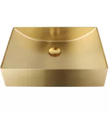 Раковина-чаша AltroBagno Futuro AltroBagnoFuturo001013OrSp 49,6x34,6 см, накладная, золотой матовый