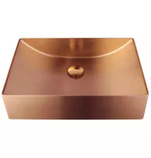 Раковина-чаша AltroBagno Futuro AltroBagnoFuturo001015RaSp 49,6x34,6 см, накладная, медь матовая