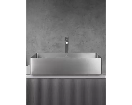 Раковина-чаша AltroBagno Solido AltroBagnoSolido001022MtGr 60x40 см, накладная, оружейная сталь