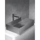 Раковина-чаша AltroBagno Solido AltroBagnoSolido001022MtGr 60x40 см, накладная, оружейная сталь