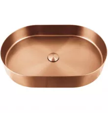 Раковина-чаша AltroBagno Eterno AltroBagnoEterno001027RaSp 59,6x39,6 см, накладная, медь матовая