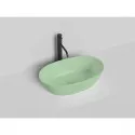 Раковина-чаша Salini S-Sense Sofia 1101106GF6019 56x33,5 см, накладная, бело-зеленый глянец Раковина-чаша Salini S-Sense Sofia 1101106GF6019 56x33,5 см, накладная, бело-зеленый глянец