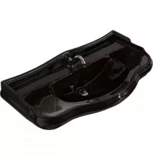 Раковина 100х54,5 см Kerasan Retro 105004NEROx1