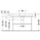 Заказать Раковина 100х47 см Duravit DuraSquare 2353100041 в магазине сантехники Santeh-Crystal.ru