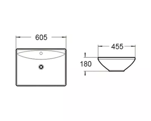 Приобрести Раковина 60,5х45,5 см SantiLine SL-1015 в магазине сантехники Santeh-Crystal.ru